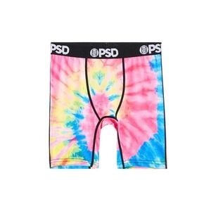 PSD Boys' Tie Dye Multicolor Athletic Performance Boxer Briefs Size XL